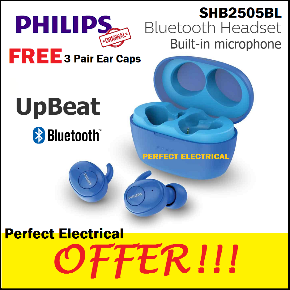 philips upbeat shb2505 blue