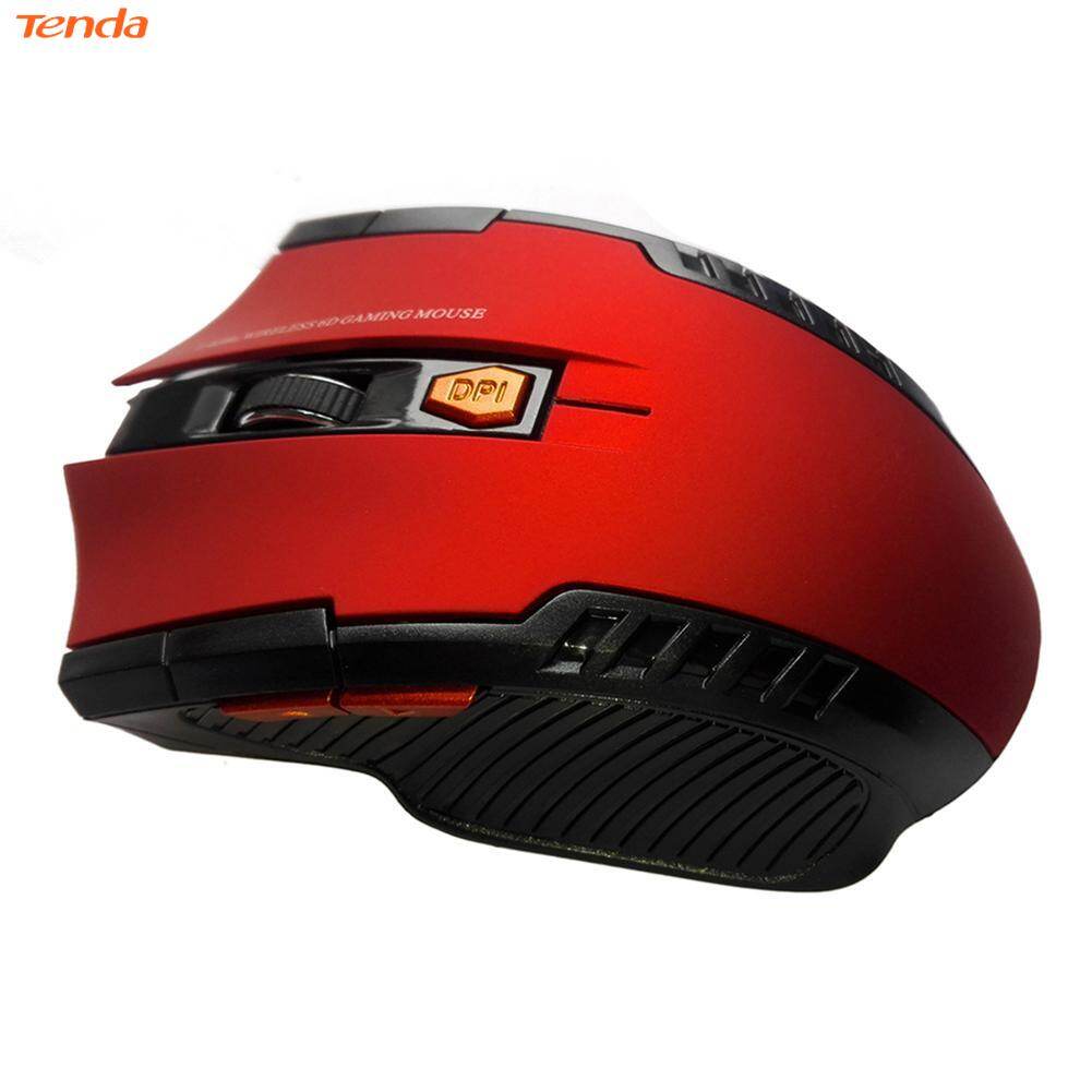 Chuột Quang Chơi Game USB 6 Nút 2.4 DPI Không Dây 2400 GHz, Cho PC Máy Tính Xách Tay