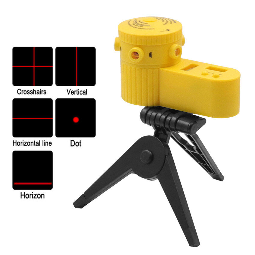 Laser Level Multifunction 4 In 1 Household Level Ruler Measuring Laser Ruler With Rotate Tripod Ertical Horizontal Level Tools