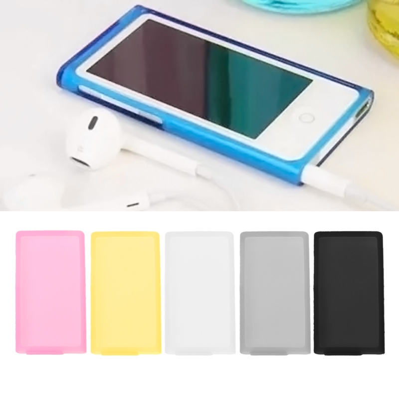 Soft Silicone Back Cover Skin Protective for Case For Apple for iPod for Nano 7