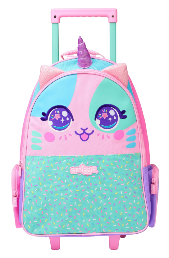 Smiggle Best Budz Trolley Backpack for girl school bag Lazada