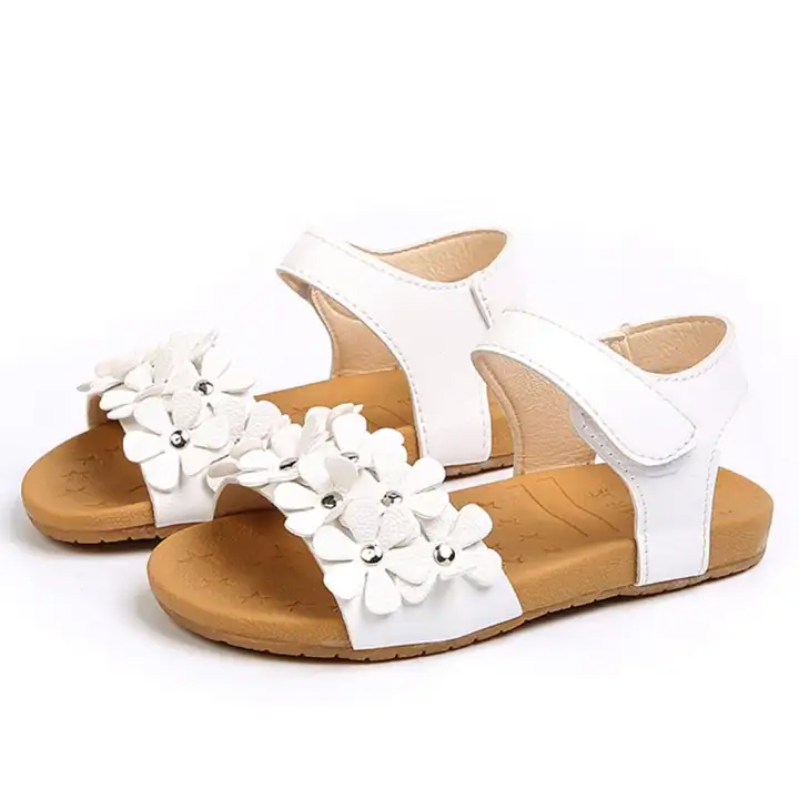 tan baby girl sandals
