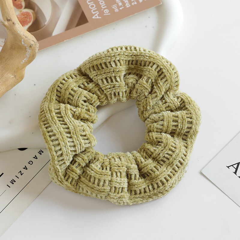 Knitted Wool Hair Tie Korean Style Fashion Girl Color Hair Tie Hair Accessories