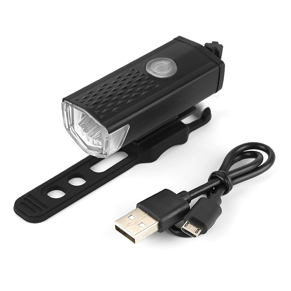 Virwir Bicycle light usb Taillight 5 LED USB Rechargeable tail light COB highlight lamp bead mountain bike tail light bicycle warning light equipment