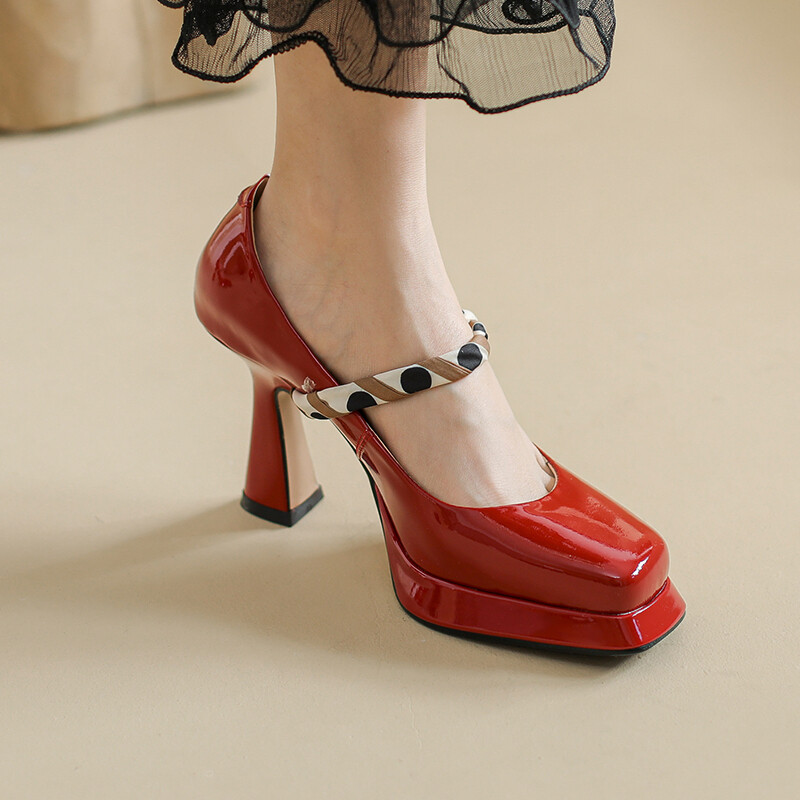 IELGY versatile plain plain high heel shoes for women