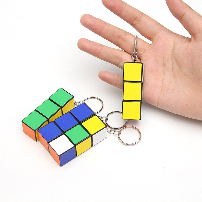 Vòng Chìa Khóa Khối Rubik Thông Minh Bán Chạy Nhất Đồ Chơi Nhỏ Vui Nhộn Vòng Chìa Khóa Mặt Dây Chuyền Mini Vòng Chìa Khóa KHỐI Rubik A47