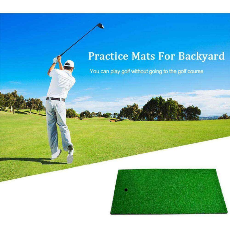 Wellsunny Thảm Cỏ Tập Chơi Gôn Đệm Tập Đánh Trong Nhà Đệm Phụ Kiện Hỗ Trợ Tập Golf Mini Ngoài Trời Sân Sau