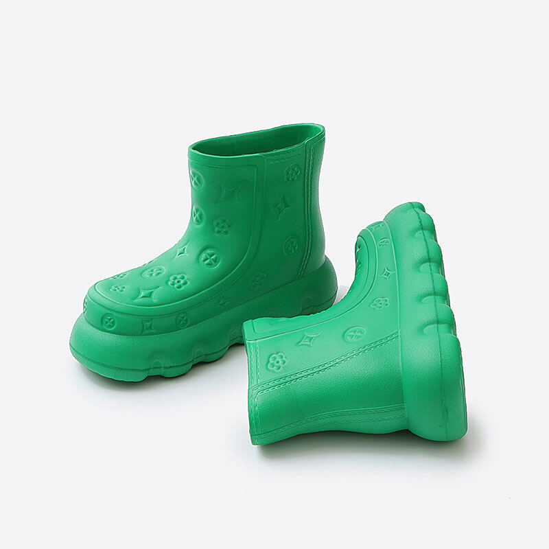 AOKANG EVA rain boots boots new outer wear thick platform non-slip inner heightened short tube Martin boots waterproof and wear-resistant