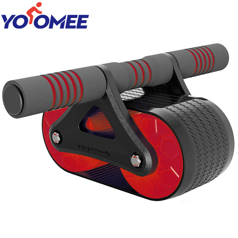 Yoomee AB Roller Wheel for Abdominal Exercise, Core Workout Equipment with Automatic Rebound Assistance and Resistance Springs with Ergonomic Handle