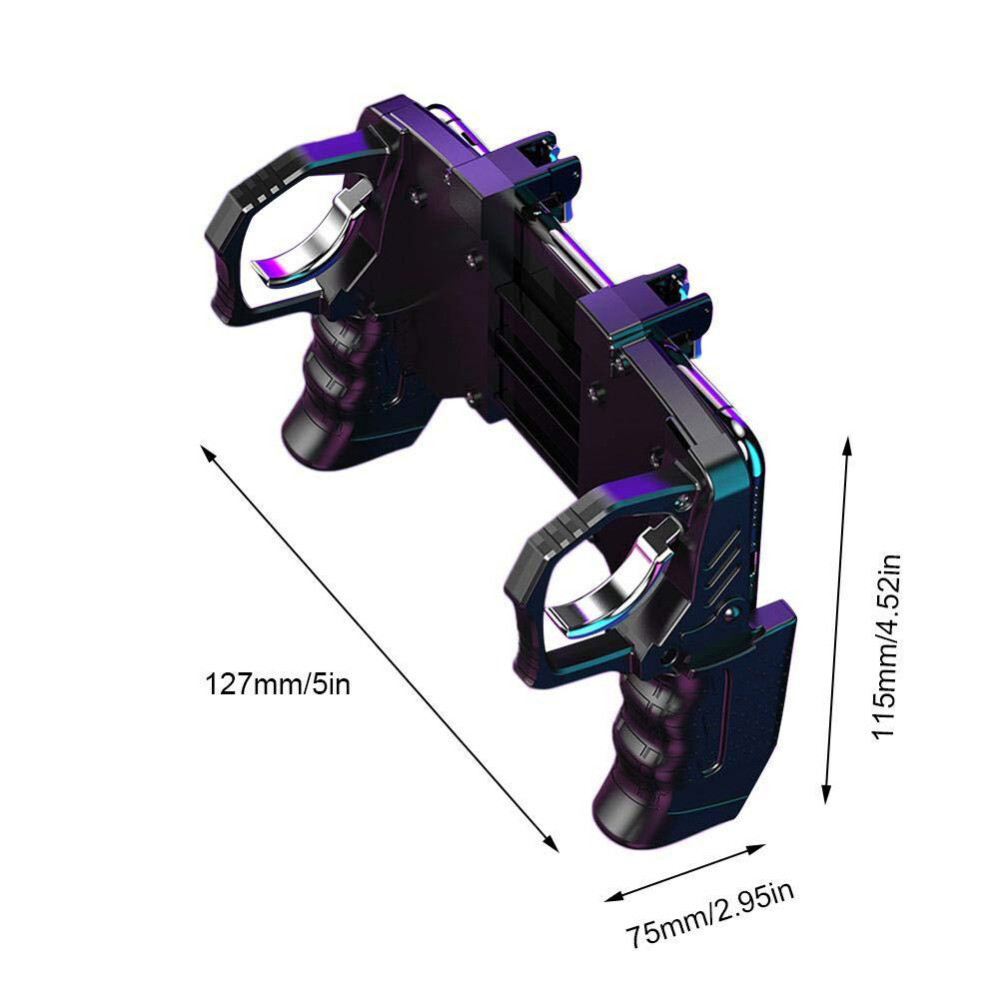 Dụng cụ điều khiển trò chơi điện thoại di động pubg di động điều khiển cần điều khiển chơi game từ xa Grip cho 4.7-6.5 "Apple IOS Android Phụ kiện điện thoại