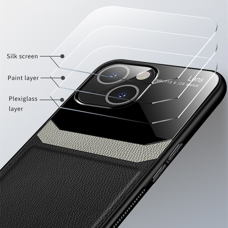 Ốp điện thoại Cho Realme C53 C55 Cover Quay Lại Thời Trang Cứng Chống Sốc gương chiếu hậu màng bảo vệ Da Cho Realme C53 C55 Ốp điện thoại
