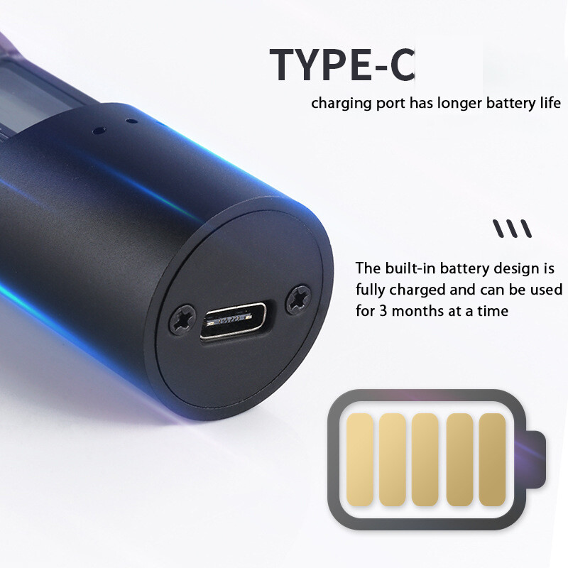 Pocket Alcohol Breath Tester Type-C Charging Breathalyzer Alcohol Detector