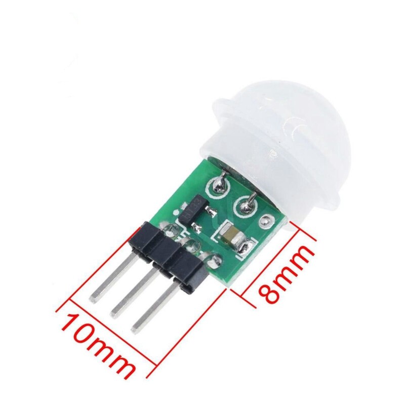 Mini IR Hồng Ngoại Hồng Ngoại Chuyển Động PIR Thiết Bị Cảm Biến Con Người Máy Dò Tự Động Mô-đun AM312 Cảm Biến DC 2.7-12V