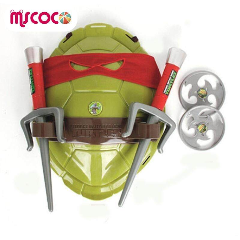 Mscoco นินจาอาวุธของเล่น TMNT เต่าเกราะเชลล์ของเล่นภาพยนตร์ของเล่นเด็ก B rinquedos ของขวัญวันเกิด