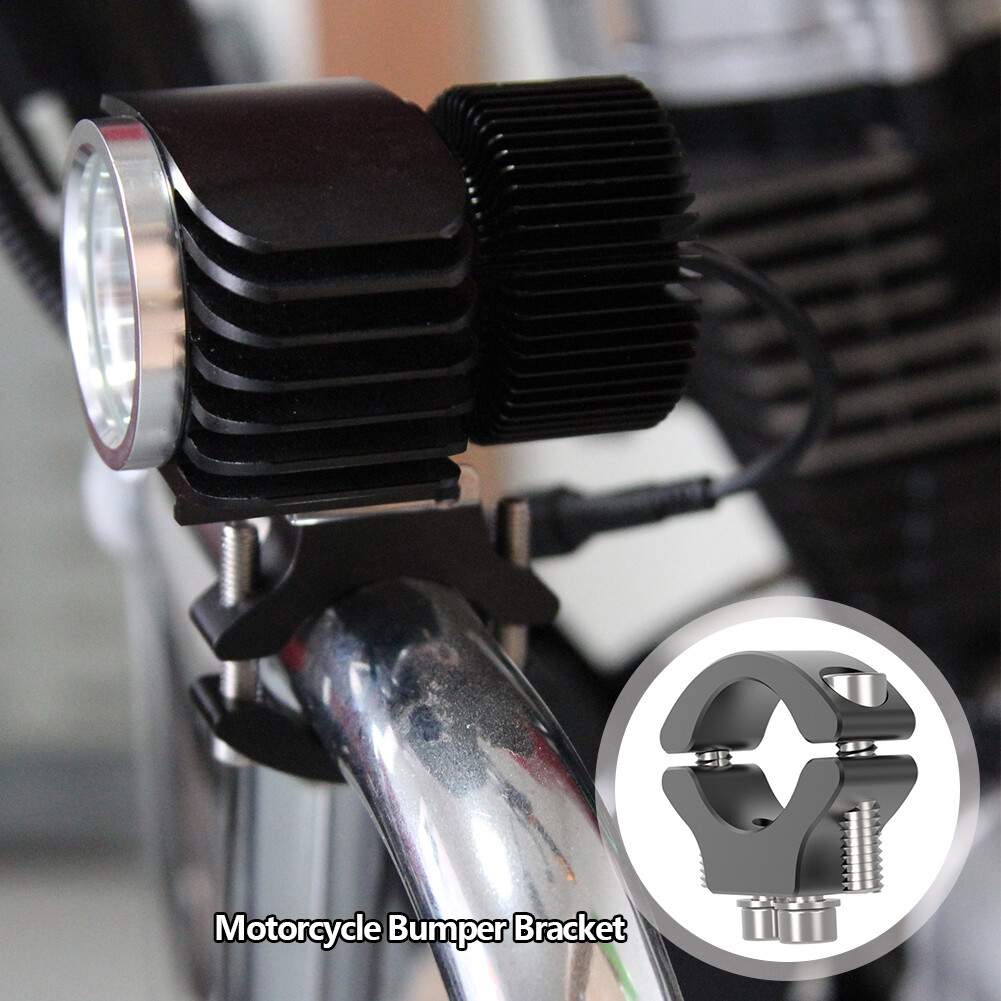 JaneDream 1Pc Aluminum Motorcycle Headlight Spotlight Mount Fixed Clamp Bracket Clip Accessories