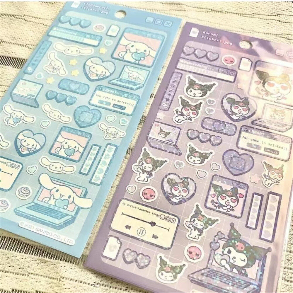 sanhe Glitter Stickers Decorate Notebook Accessories Phone Case Stickers