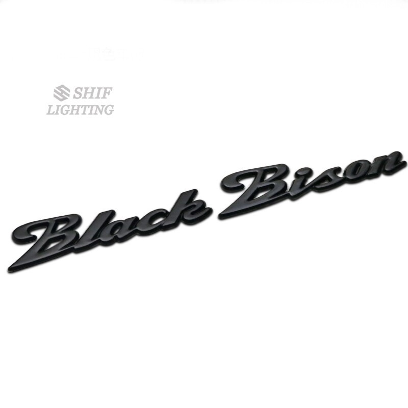 Zr 1 x metal wald black bison letter car auto decorative emblem badge decal sticker performance for bmw mer cedes