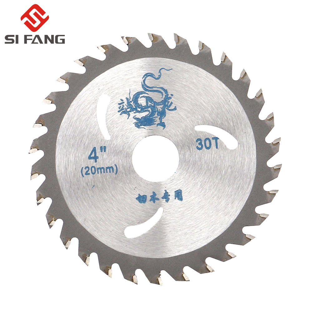 Si fang 4inch 100mm carbide circular saw blades wood saw cutting disc13mm 16mm 20mm bore for angle grinder