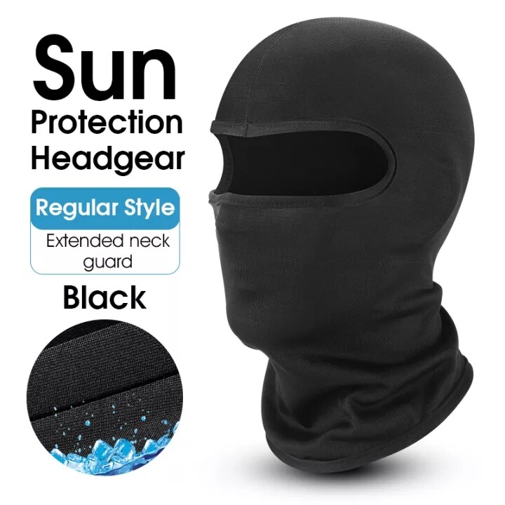 WEST BIKING Sun Protection Cycling Full Face Mask For Motorcycle Ice Silk Full Face Headgear Tube Mask For Men Women Balaclava Mask Anti-UV Scarf