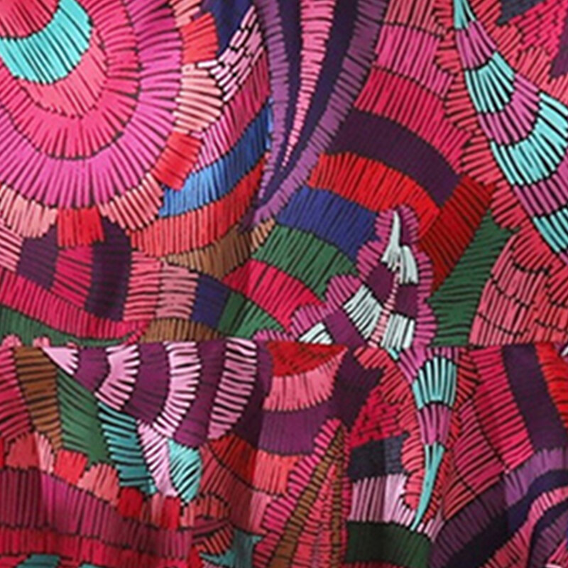 Happybuyner Set costume da bagno da donna 2 pezzi Canotte imbottite con scollo a V stampate retrò e slip elastici con nappe Abbigliamento da spiaggia_voghion.com