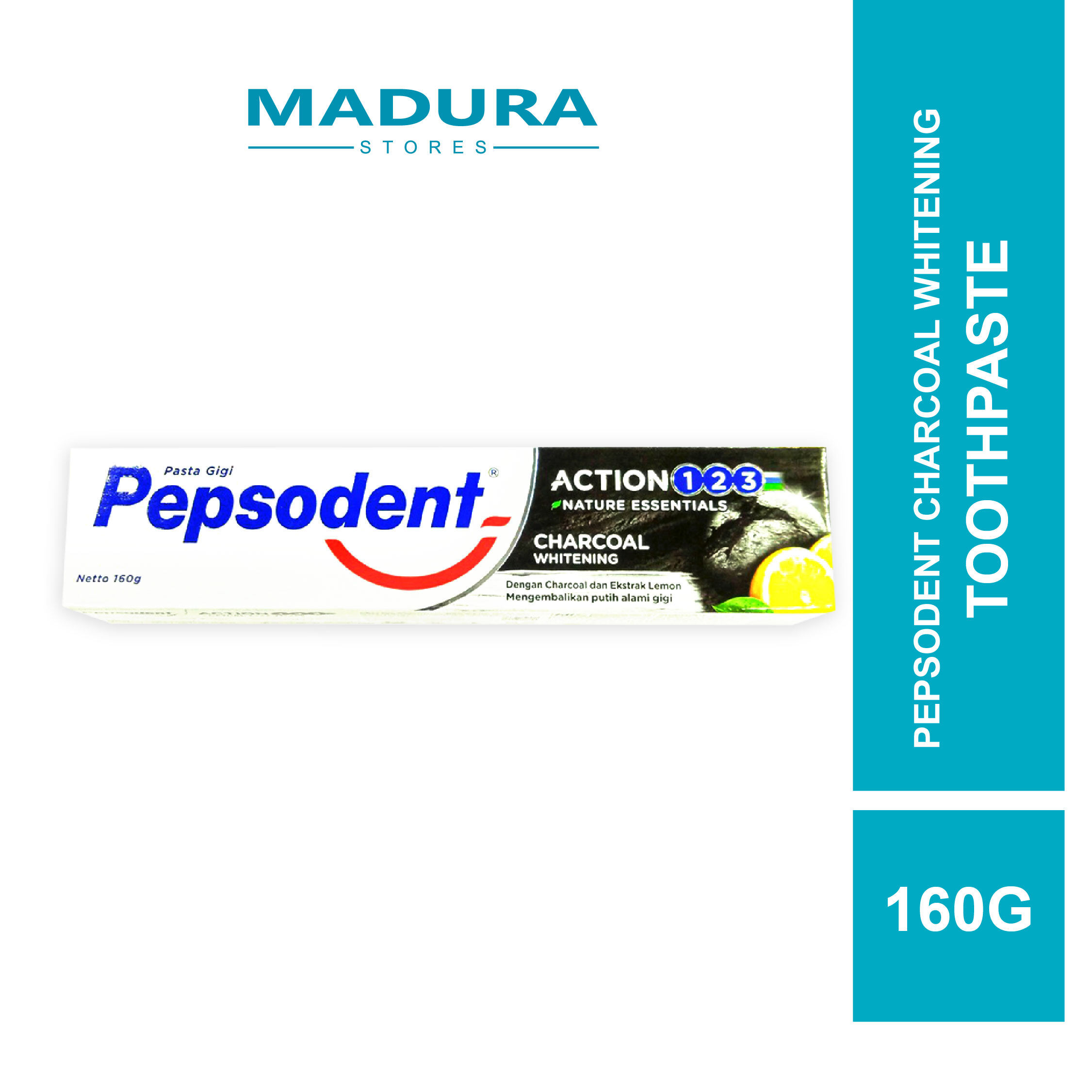 Pepsodent Charcoal Whitening Toothpaste 160g Lazada