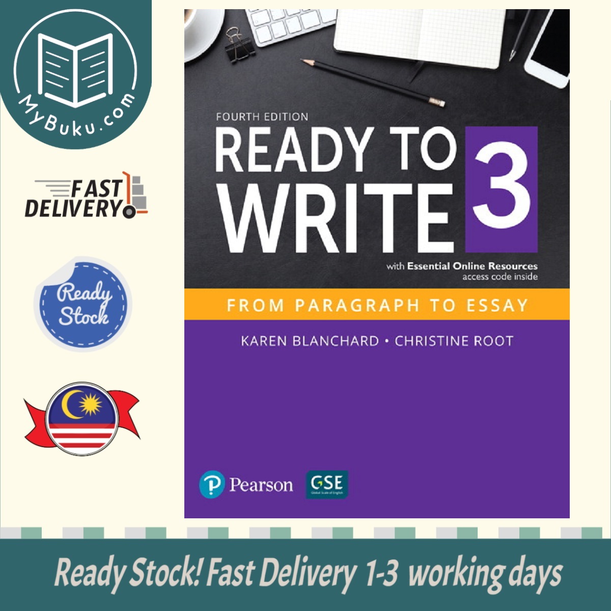 MyBuku.com] Ready to Write 3 with Essential Online Resources 