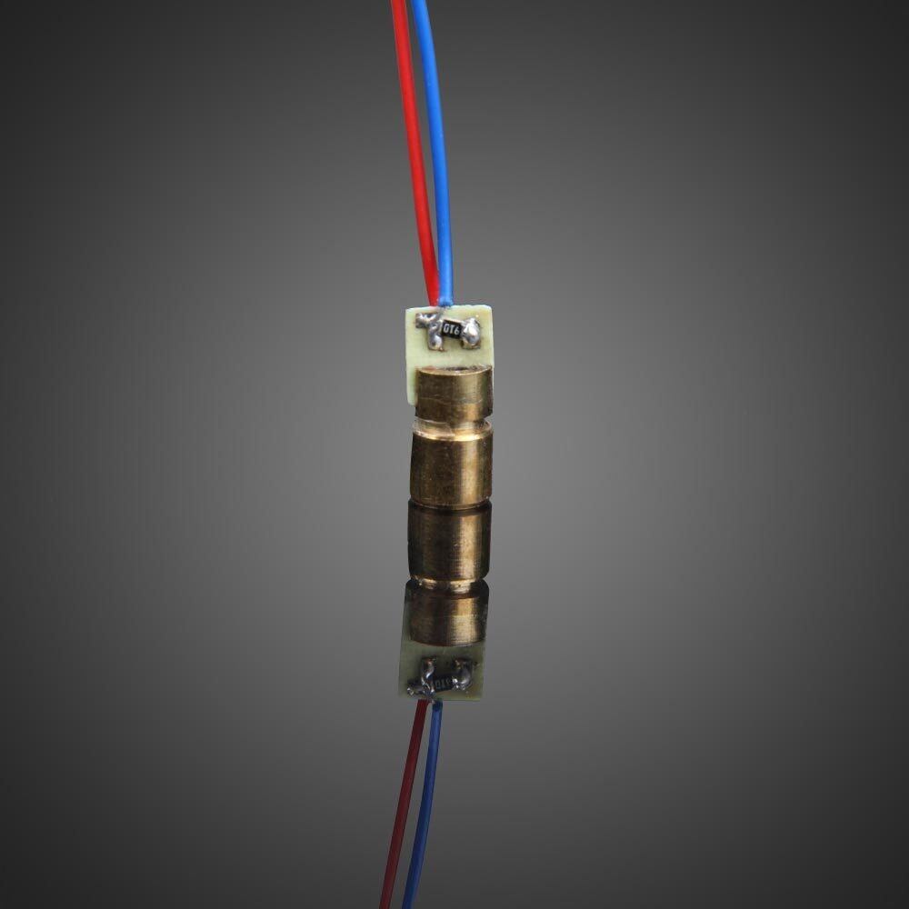 10 Cái Đầu Mô Đun Đi-ốt Chấm Laser 650nm 6Mm 5V 5MW Mini WL Màu Đỏ