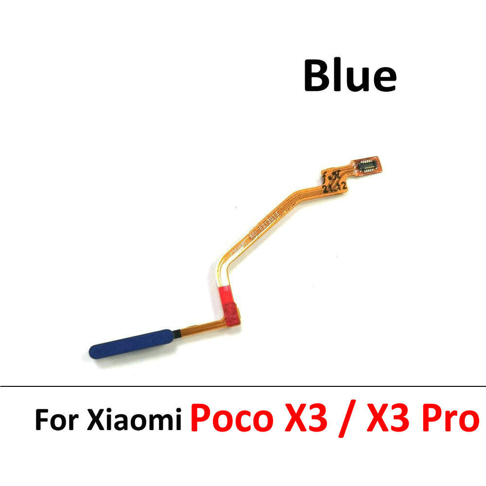 Fingerprint Scanner For Xiaomi Poco X3 NFC / Poco X3 Pro Home Button Fingerprint Menu Return Key Sensor Flex Cable