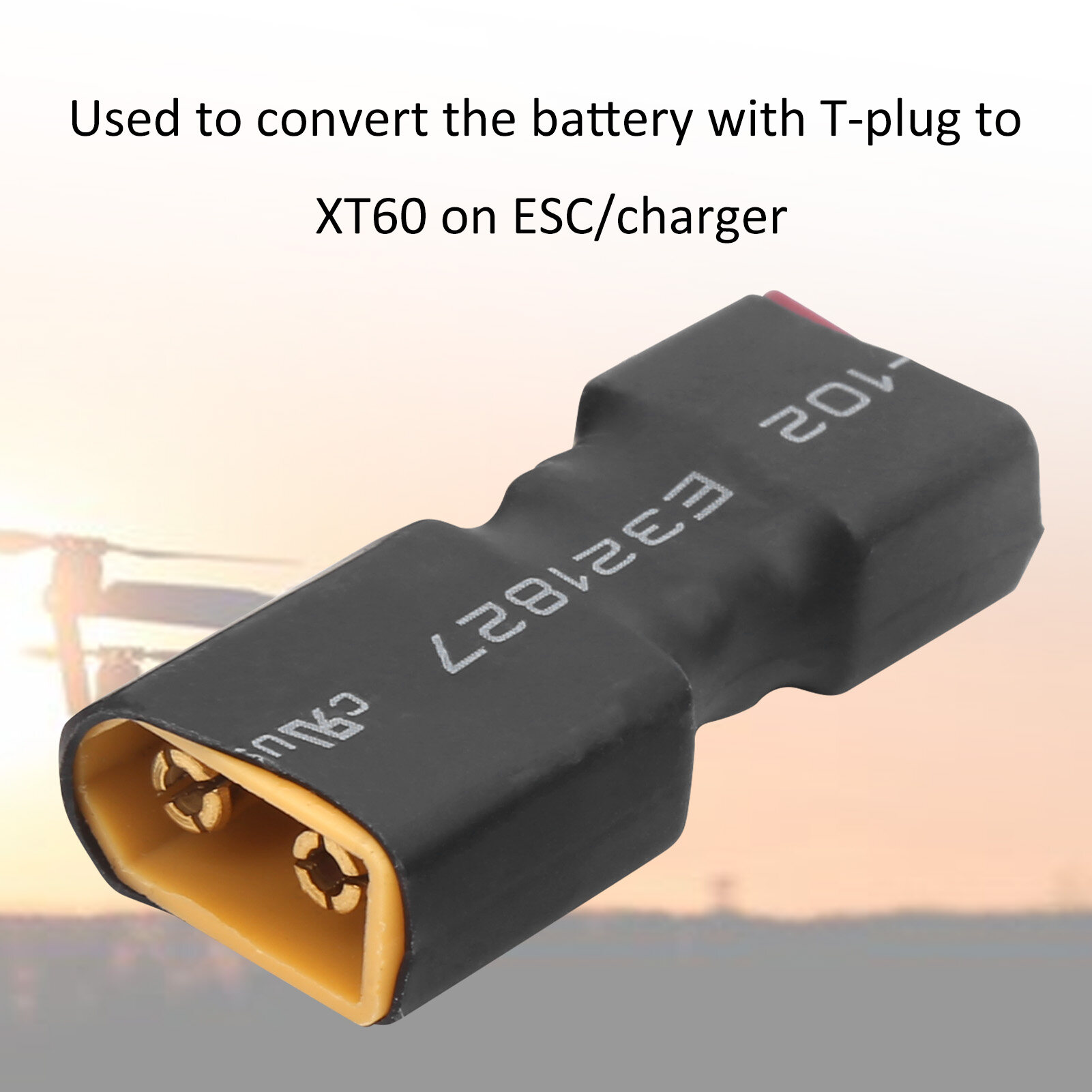 5 Đầu Nối Pin, T Cắm Bộ Chuyển Đổi Đực Cái + XT60, Kết Nối Vững Chắc Phụ Kiện Cho RC Máy Bay
