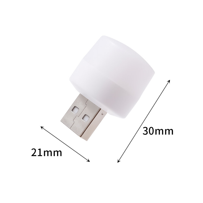 Vòng Phích cắm USB Đèn máy tính sạc điện di động USB đèn tròn nhỏ LED bảo vệ mắt đèn đọc đèn ban đêm