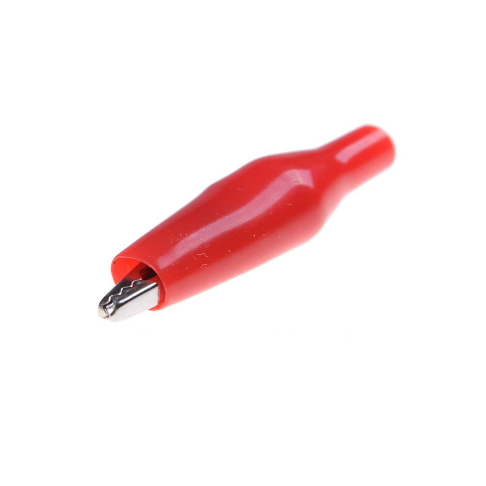 💖Best Buyle 20Xs Red Black Soft Plastic Testing Probe Alligator Clips Crocodile Test Clip