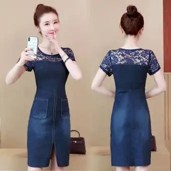 lazada denim dress