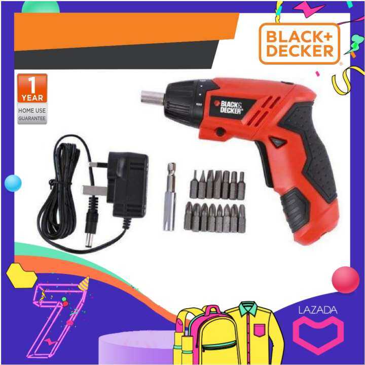 BLACK + DECKER KC4815 4.8V Cordless Multihead Screwdriver (15 BITS