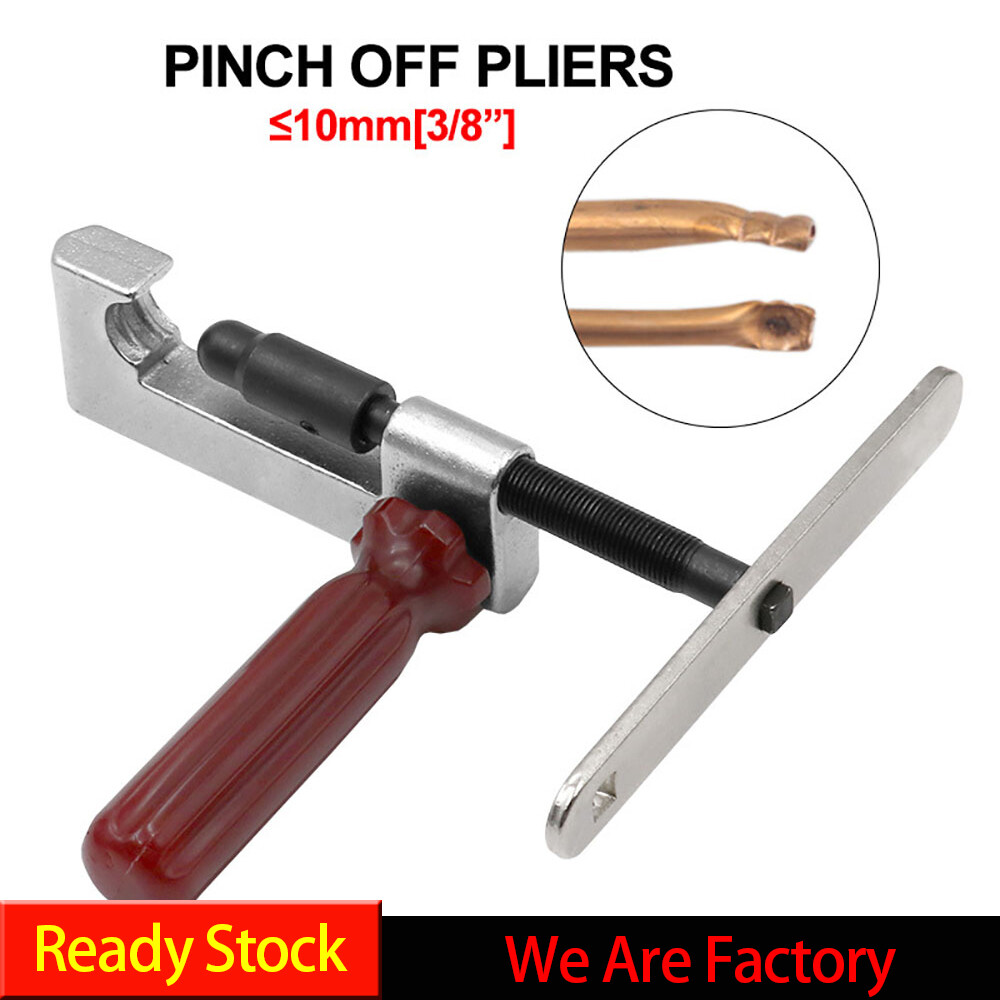 Sealer Sealing Pliers CT-204 Type Copper Tube Pinch Off Tool Sealer Sealing Plier Air Conditioning Pliers Locking Anti-liquid Leakage Tubing Cutter Copper Pipe Cutter for Copper Aluminum Tubes Various Types Pipe