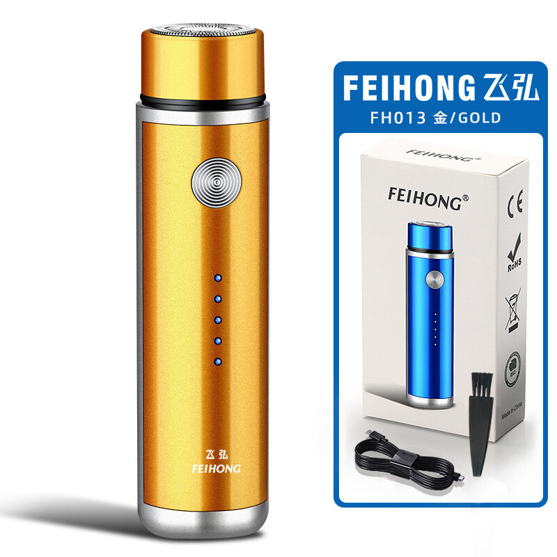 Q&R  Mini Electric Shaver for Men Portable Electric Razor USB Charging Men's Shavers