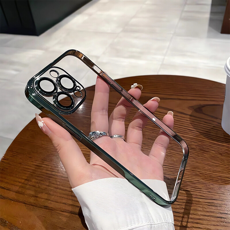 Phone Case OPPO A98 A78 A58 5G Case A94 2021/A54 2021/A78 4G/A74 4G/A74 5G/A95 4G/A96/A76 Reno10Pro 8 8Z 7Z 6 5 Casing Rear Camera Protection Soft Clear Transparent Phone Cover Fashion Cute Electroplating Edge Frame Shockproof Back Cover