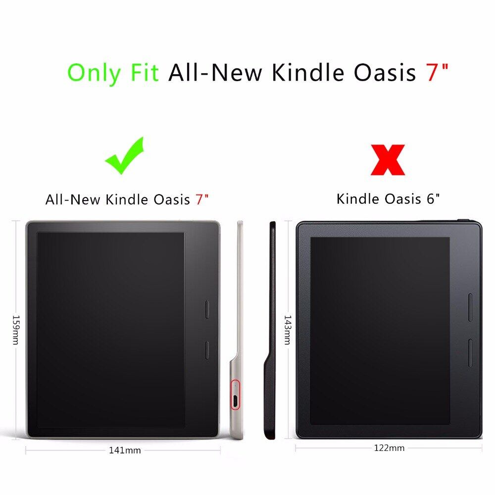 Ốp Kindle Oasis 2/3, Ốp E-Book 7 Inch Có Chức Năng Gập Lại Đánh Thức