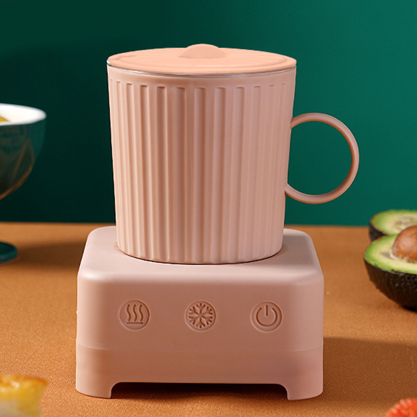 Fast Cooler Cup Beverage Beer Quick Cooling Mug Dormitory Heat Preservation Desktop Refrigerator CN Plug