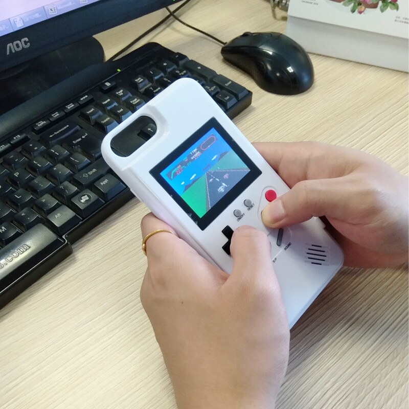Màn Hình Màu Trò Chơi Trường Hợp Điện Thoại Mềm Cạnh Bảo Vệ Bìa Iphone Đối