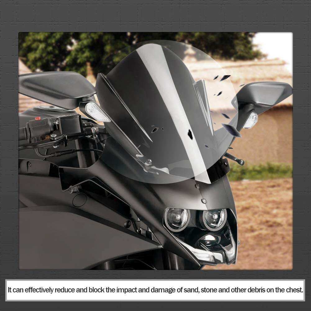 Allotmark Kính Chắn Gió Kính Chắn Gió Paraben, Dành Cho KTM RC 125 200 390 RC200 RC390 2014 2015 2016 2017 2018 2019 2020 2021 Phụ Kiện Xe Máy