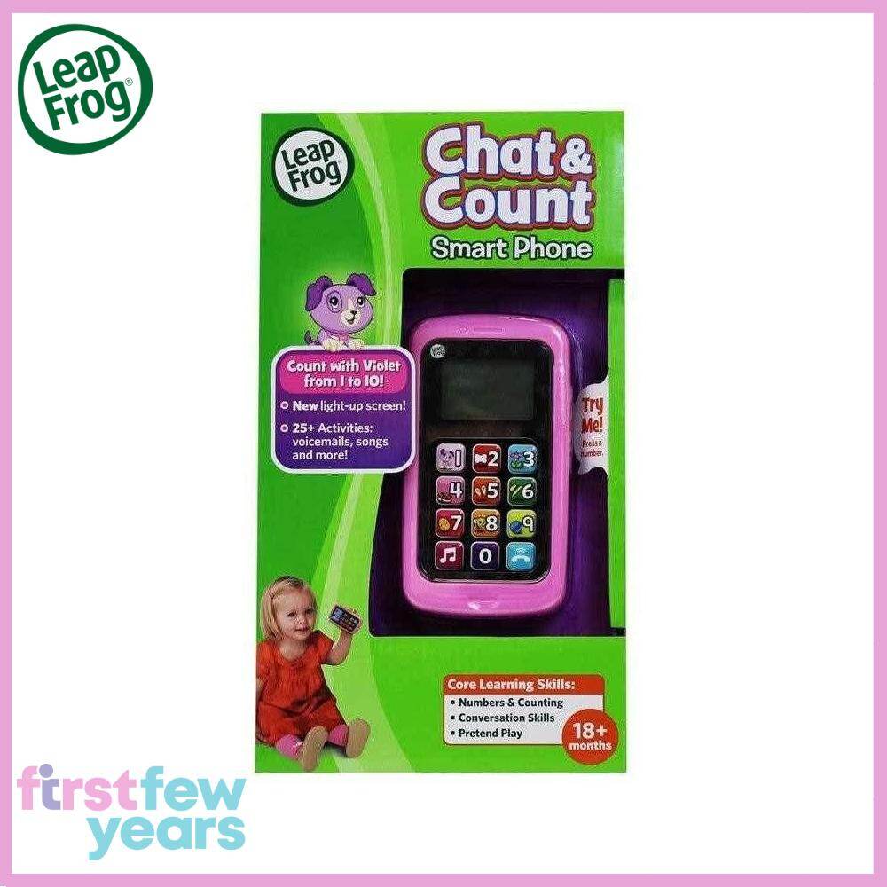 Purple Leap Pad Phone LeapFrog Chat And Count Emoji Phone Purple