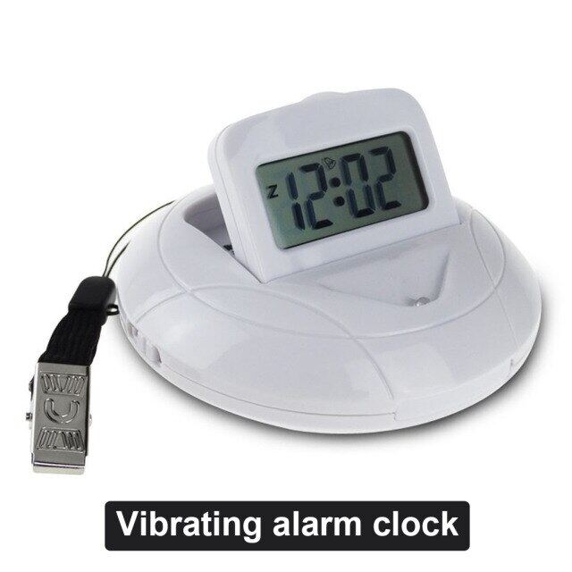 Portable Vibrating Alarm Clock For The Deaf Person Reminder WakeUp