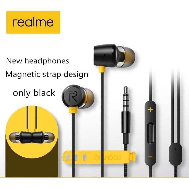 realme earphone buds 2 rma155 black