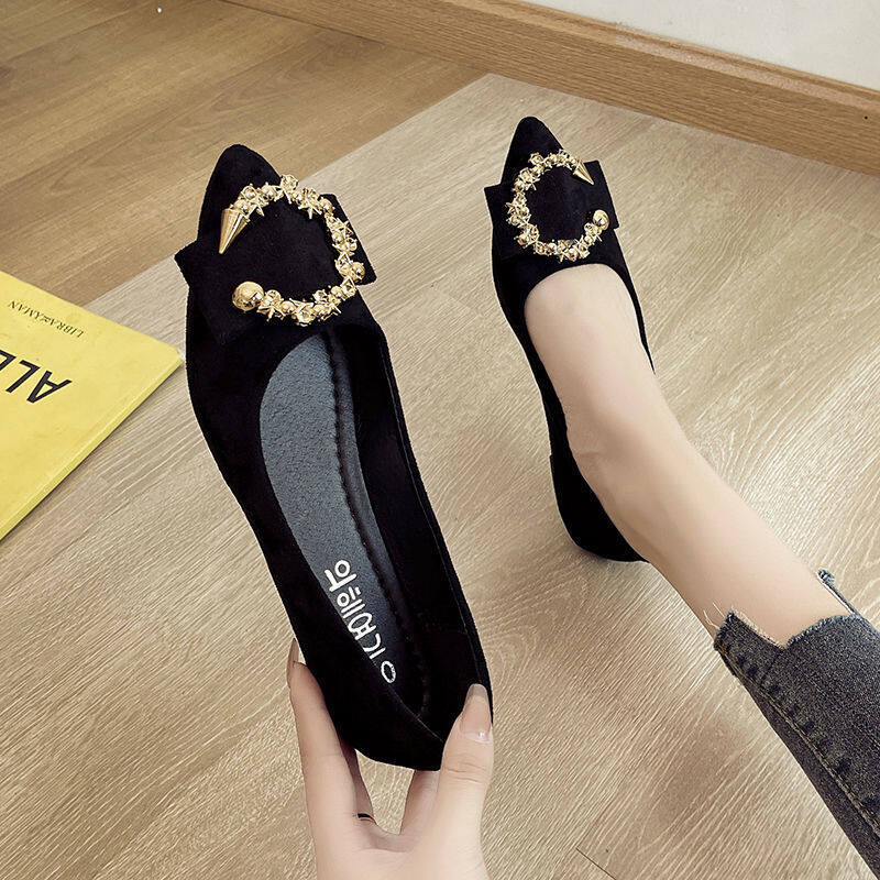 Women s flat shoes casual pointed shoes summer new fashion