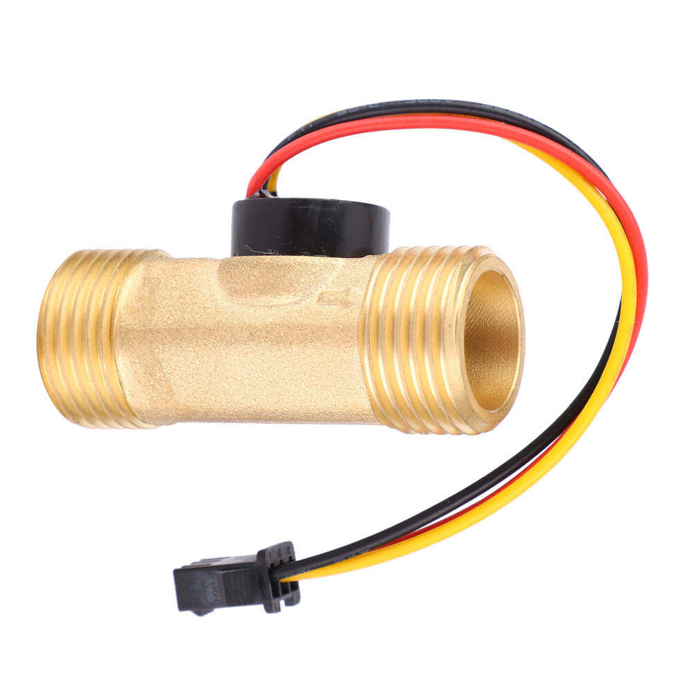 G1/2in Hall Effect Hall Water Flow Hall Sensor Sensor Switch Flow Rate Meter Male-Male Thread 1~30L/min Flow Sensor Gauge