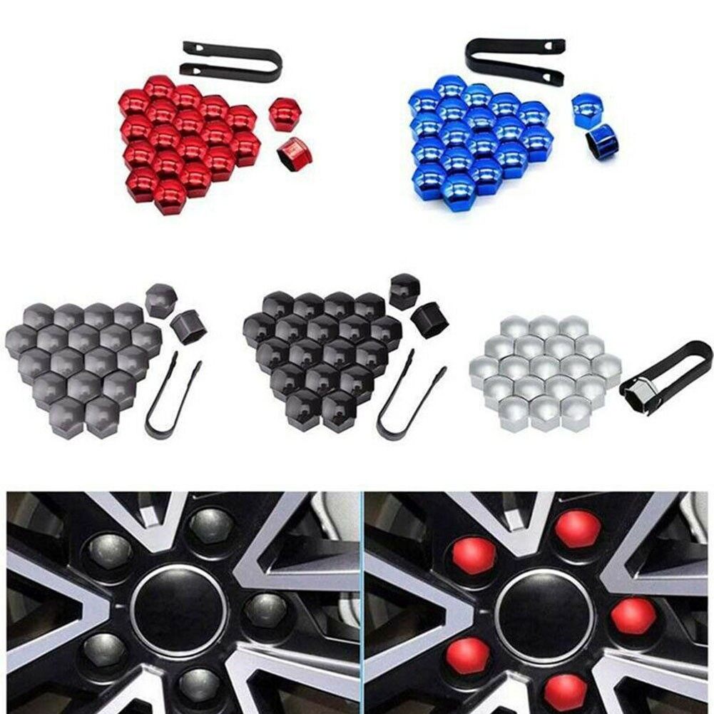 Wheel Nut Covers Wheel Nut Bolt Cap Nuts Wheel Nut Cap 21mm Silver Plating