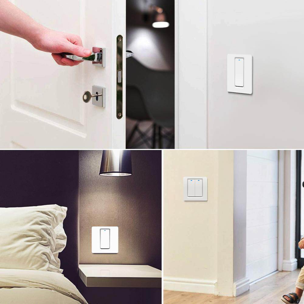 Smart Apple Homekit House Wall light Switch Wireless WiFi Siri Voice Remote Control Key Interruptor Work With Apple Home kit App