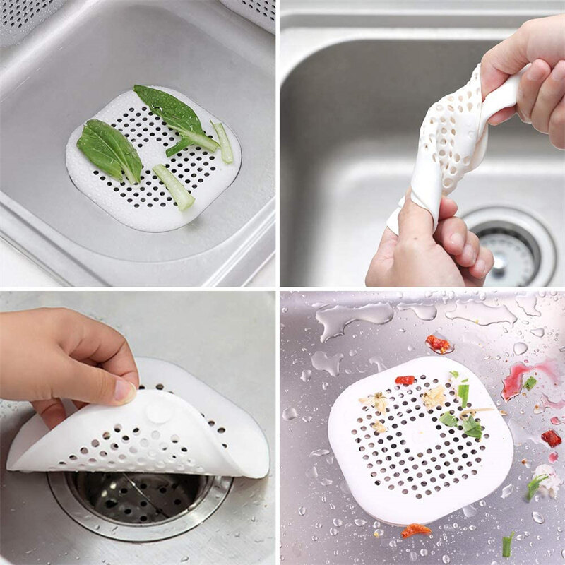 Anti-Clogging Filter Bathroom Drain Floor Sink Strainer Kitchen Tool