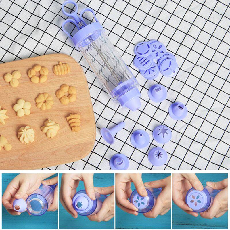 Biscuit Making Pump Cookie Maker Press Machine Cream Cake Decorating Tools Kitchen Mold