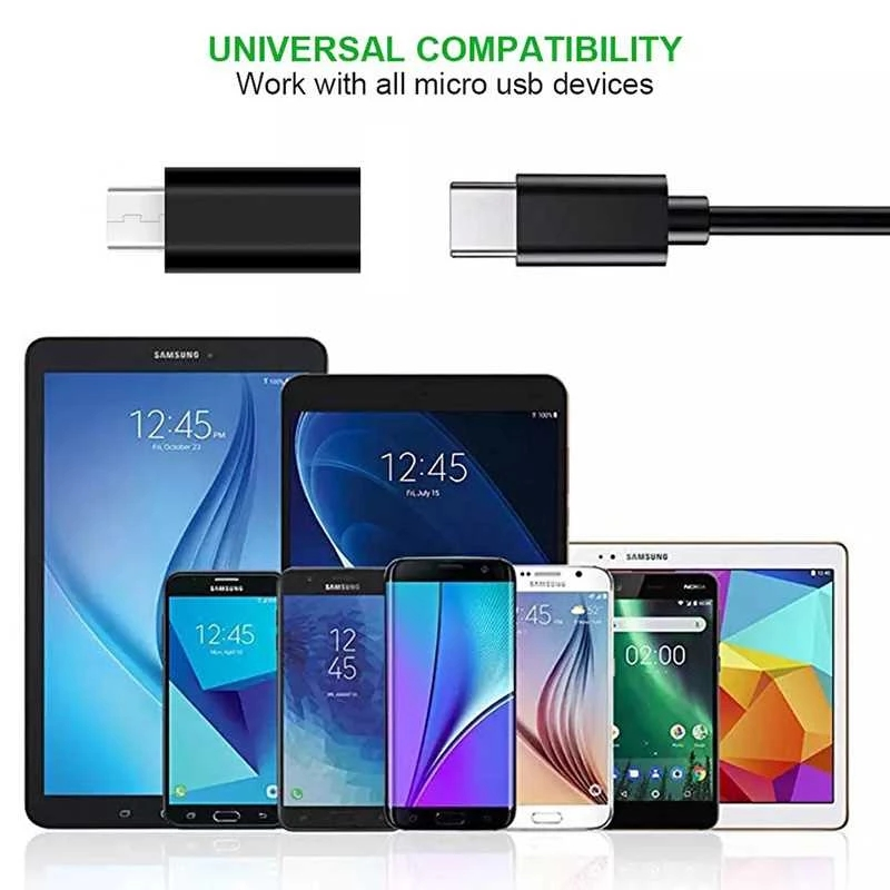 Type-C To Micro USB/lightning Cellphone Charging Adapter